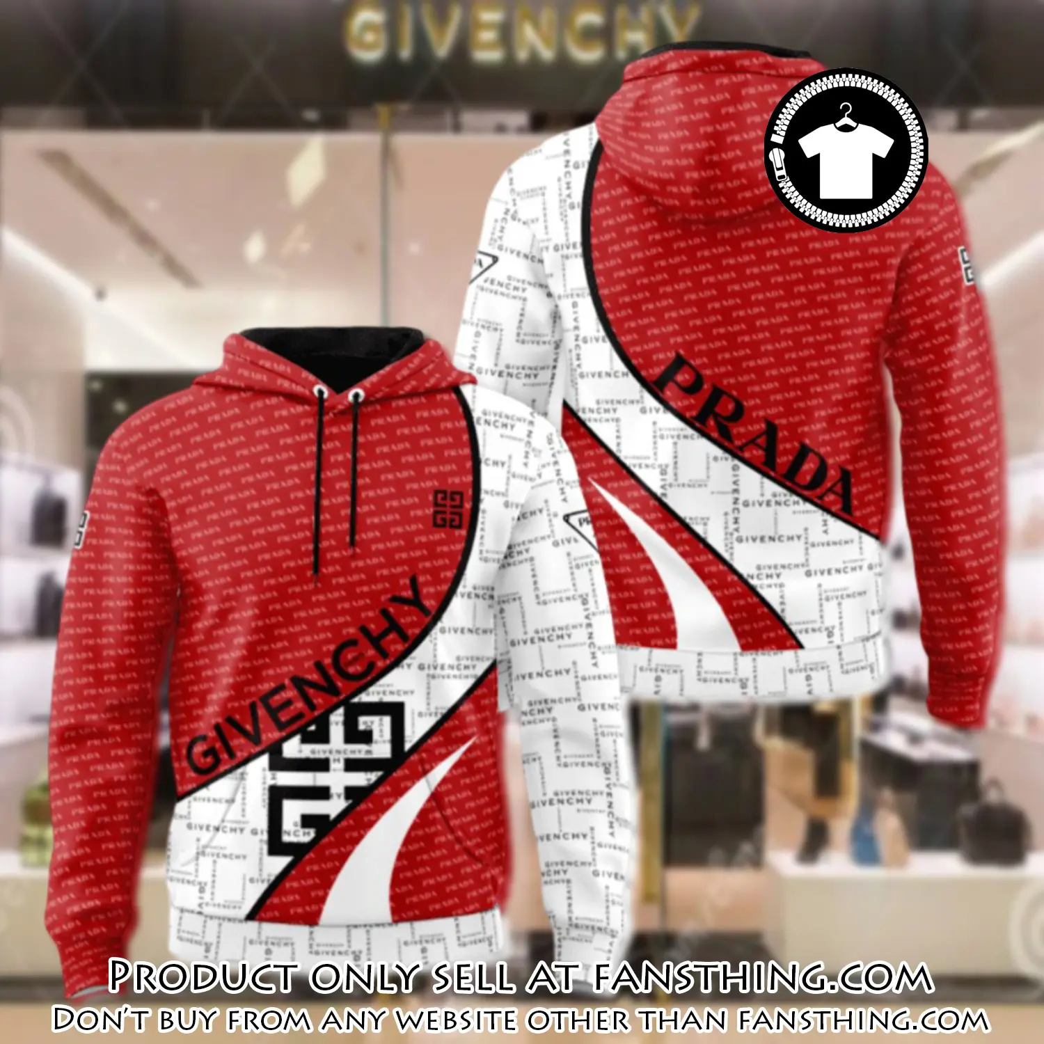 Givenchy prada unisex hoodie luxury brand gifts  jh2288 fst5458556